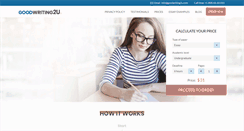 Desktop Screenshot of goodwriting2u.com